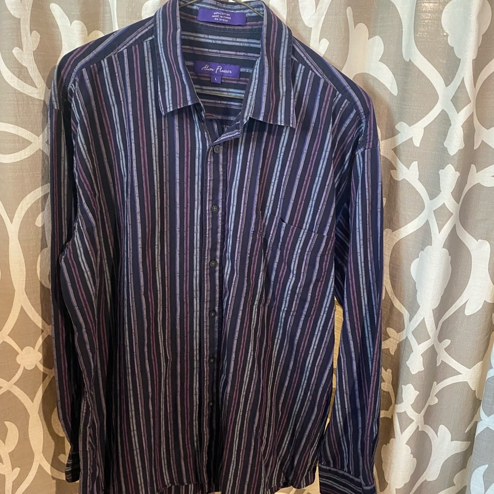 Alan Flusser Men’s Dress Shirt Size Large